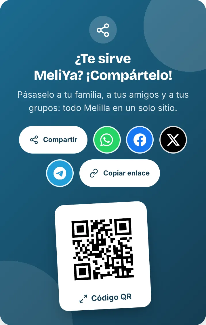 «¿Te sirve MeliYa? ¡Compártelo!», al pie de cada página