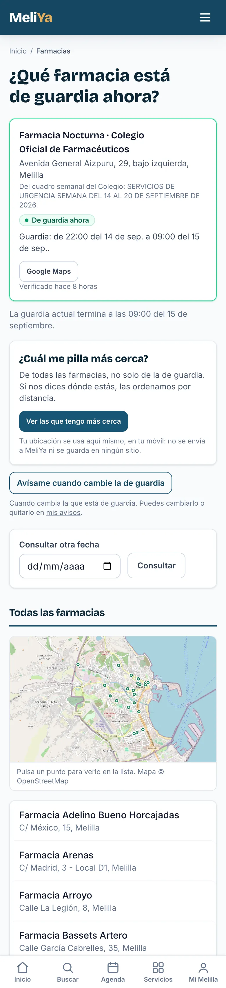 Farmacias de guardia
