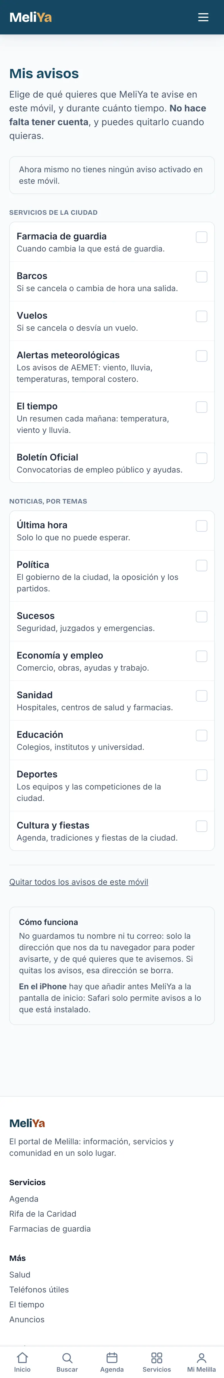 Mis avisos
