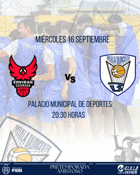 Imagen de la noticia: El Melilla Ciudad del Deporte jugará el miércoles ante el Covirán Granada