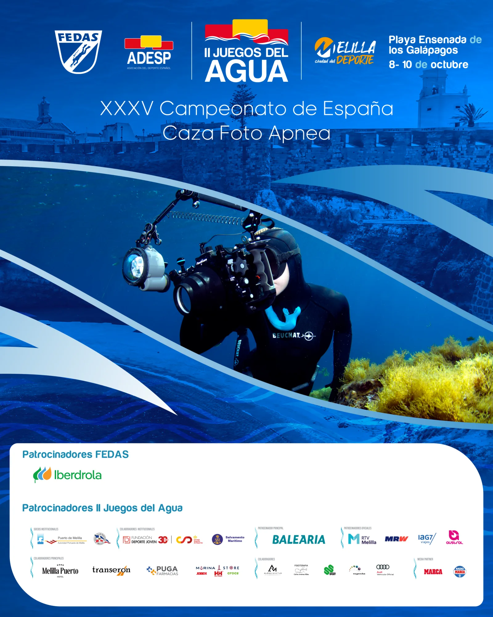 Campeonato de España de caza fotográfica en apnea