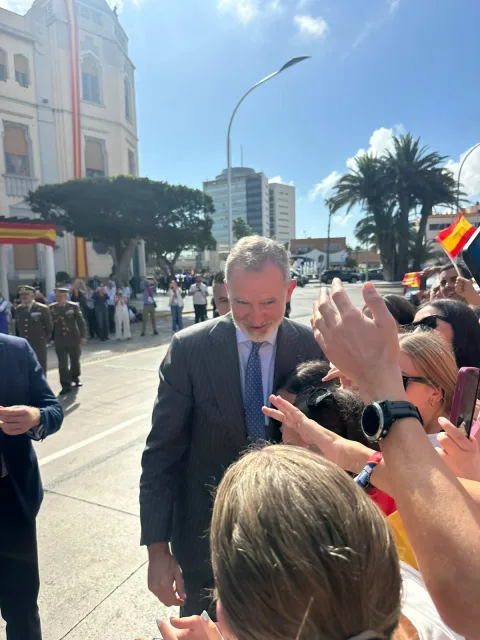 Los reyes en Melilla