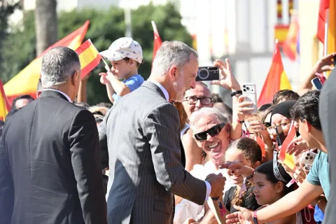 Los Reyes en Melilla