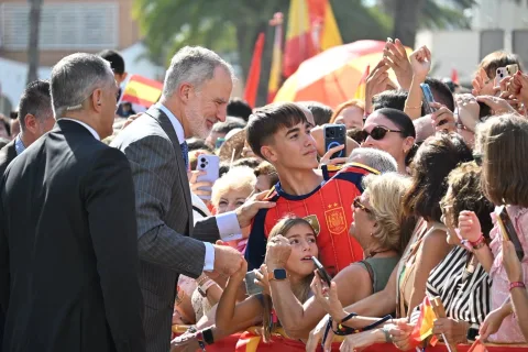 Los reyes en Melilla