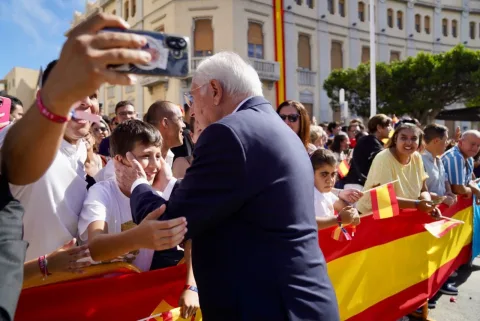 Foto de un lector: La visita de los Reyes
