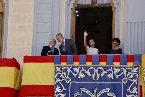 Foto de un lector: La visita de los Reyes