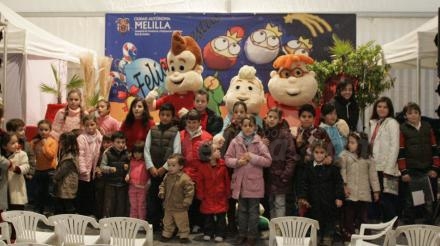 Jimmy Neutrón y sus amigos han visitado Melilla para festejar la Navidad, y muchos jóvenes...