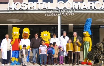 Los Simpson, la familia más famosa de la televisión está de visita por Melilla y han pasad...