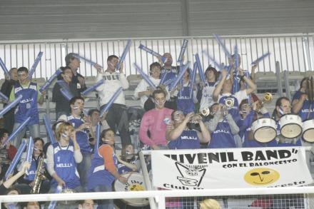 Melillenses que se desplazaron hasta Alicante para asistir y animar al Melilla Baloncesto...
