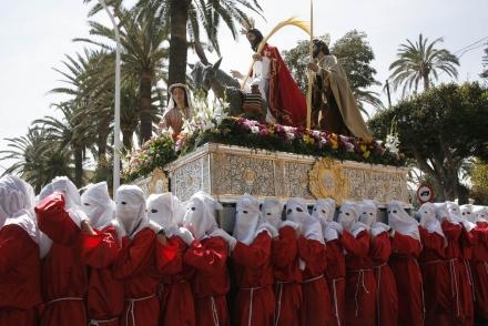 La Pollinica en el Parque Hernández, uno de los mejores momentos de la Semana Santa, sin d...