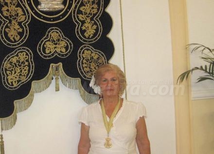 Antonia Cerrato, hermana mayor de la Hermandad del Rocío de Melilla, da las gracias a Dios...