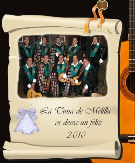 La Tuna de Melilla nos felicita las Navidades a todos!.