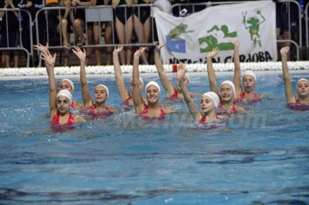 Natación sincronizada en Melilla, en el Torneo de Natación Ciudad de Melilla.
