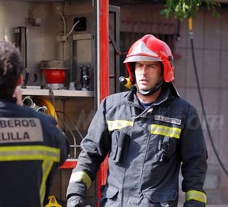 Los bomberos de Melilla han tenido trabajo extra estos días de lluvia y han cumplido con p...