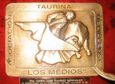 Esta es la placa con la que 'Los Medios' reconocen la labor a los colaboradores de las Jor...
