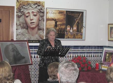 María Luisa Fuertes Martínez es la pregonera de la Semana Santa de la Casa de Melilla en S...
