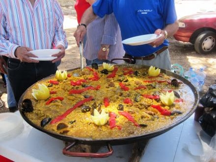 Menuda paella se han comido los amigos de la Casa de Melilla en Málaga