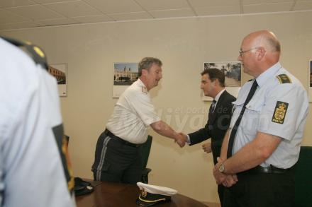 Un grupo de agentes de seguridad de la Unión Europea se encuentra en Melilla especializánd...