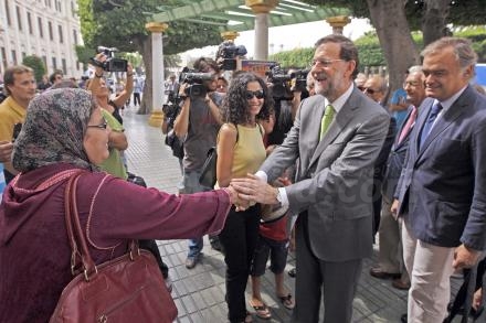 Las socias de Mujeres Vecinales tuvieron la ocasión de recibir a Mariano Rajoy y, incluso,...