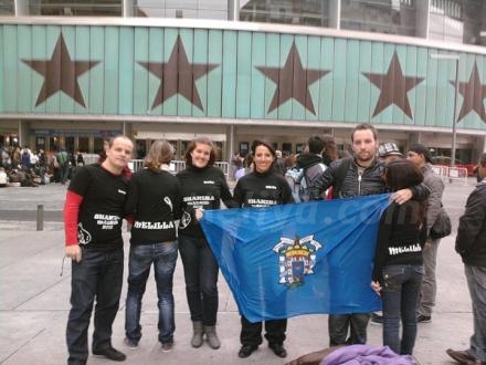 Melilla estuvo presente en el concierto que la cantante colombiana Shakira ofreció anoche...