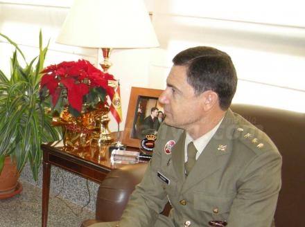 El nuevo jefe responsable de la Base Militar Alfonso XIII es el coronel de Infantería, Fél...