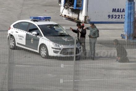 Trataban de llegar a Málaga en calidad de polizones pero no contaron con la efectividadad...