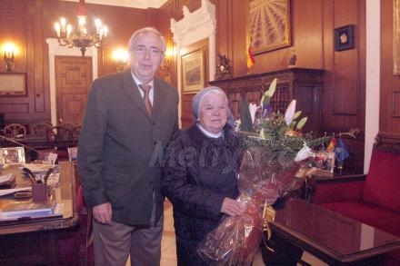 Sor Ana Prieto, hermana que ha trabajado 30 años en el Centro de María Cristina, se jubila...