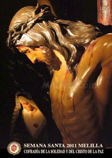 Es arte sacro o sagrado la obra de arte del cartel de la Cofradía de la Soledad y el Crist...