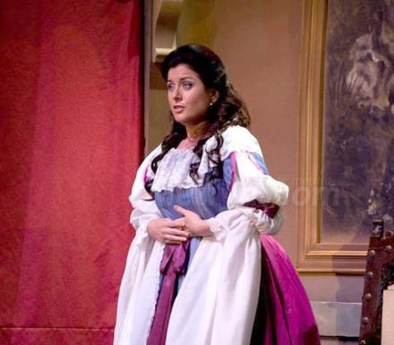La soprano melillense, procedente de Almería, María del Carmen Gálvez, ha ofrecido una esp...