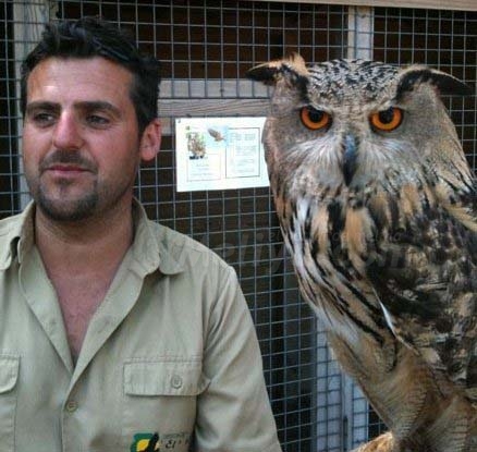 Encomiable la labor de los responsables de 'El Quinto' con las aves rapaces en el Fuerte d...