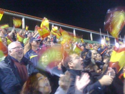 Y hasta seis los que le marcó España a Estonia en el Álvarez Claro