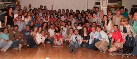 Y algunos que faltan en la foto celebraron el cumpleaños de Iván Lucas por todo lo alto