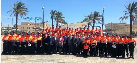 Presentada la nueva Agrupación de Voluntarios de Protección Civil de Melilla.
