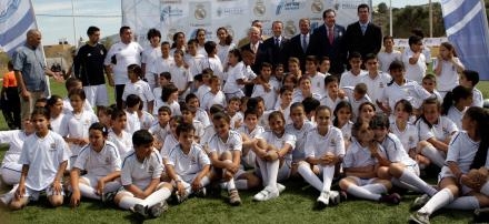 Butragueño clausuró la escuela de el Real Madrid en Melilla.