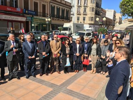 Lectura del manifiesto por el fomento de la inclusión, la tolerancia y el respeto de todas...