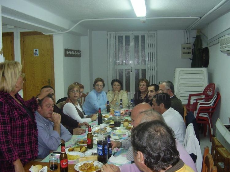 Parte se los socios que participaron en esta particular celebración