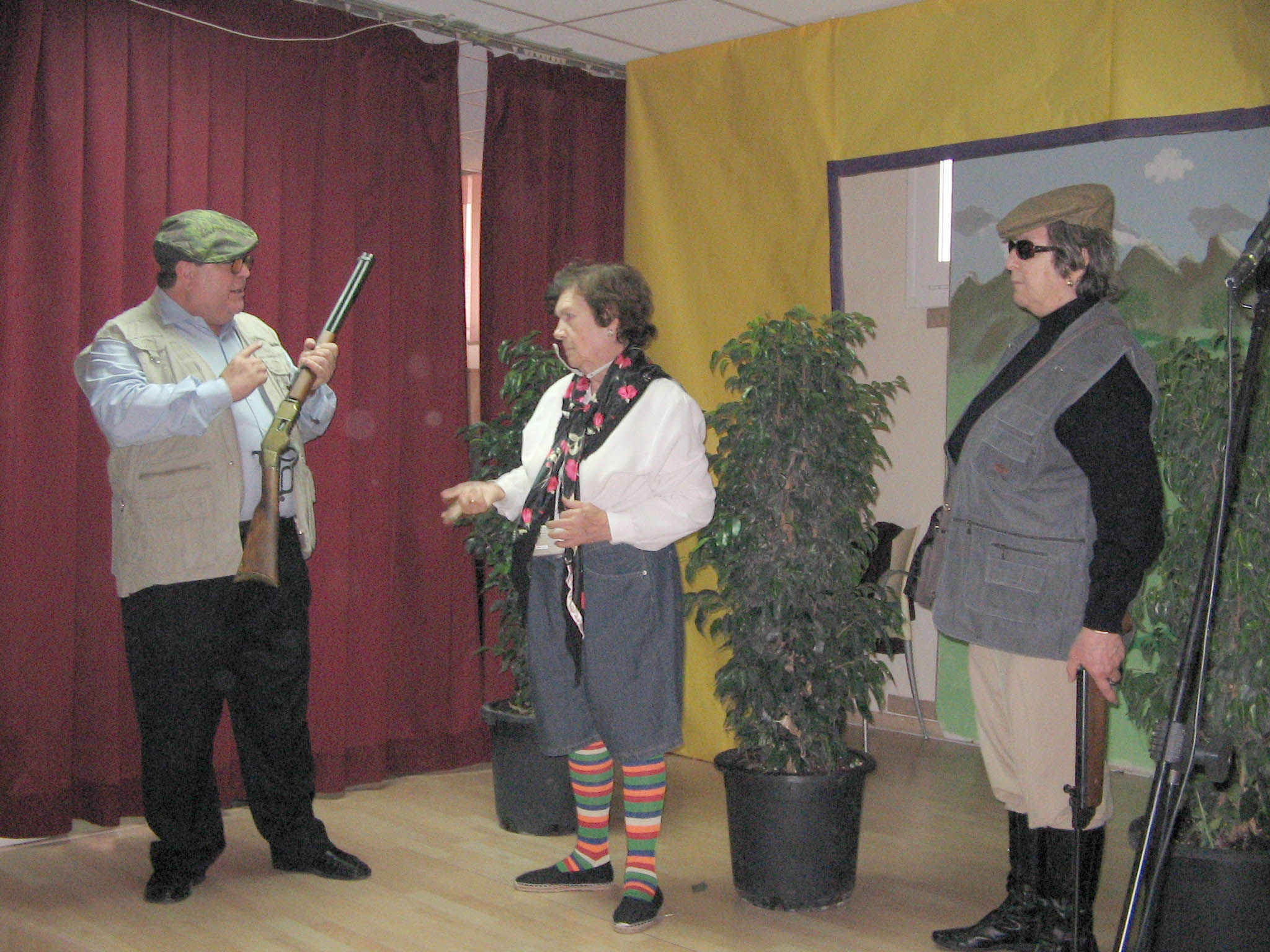 Los mayores en el escenario