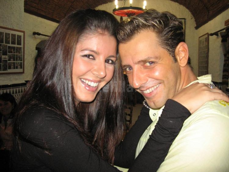 Pareja de belleza y arte, Miriam y Gonzalo