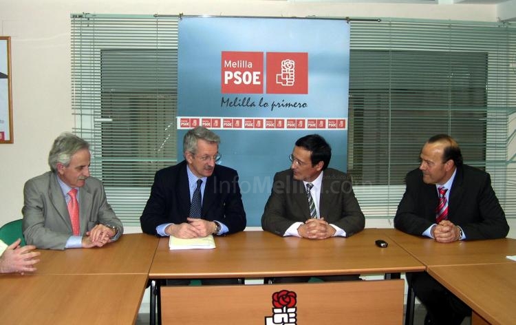 Reunión en la sede del PSME-PSOE