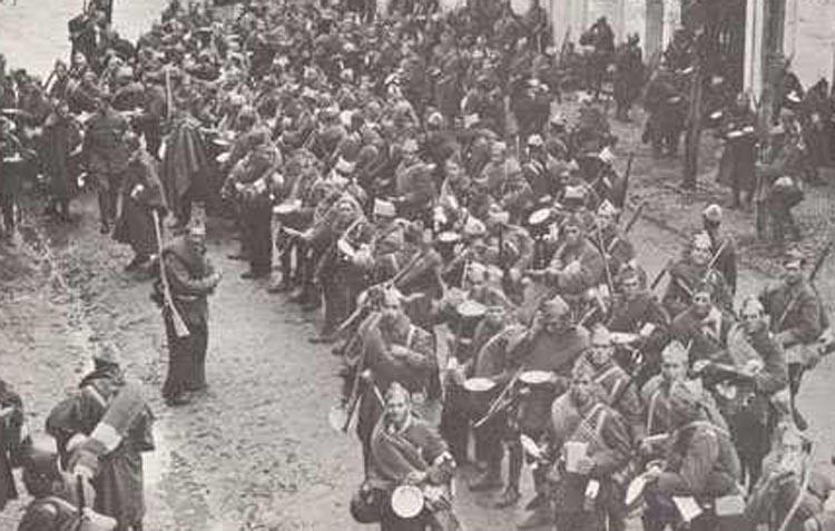 Tropas españolas en Melilla, año 1.923