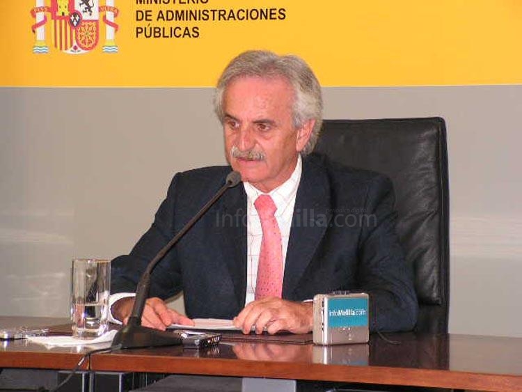 José Fernández Chacón, delegado del Gobierno en Melilla
