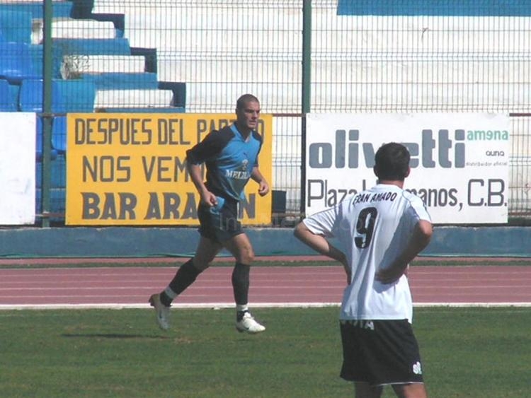 Sergio Castillo, autor del último gol azulino marcado en el "Alvarez Claro"
