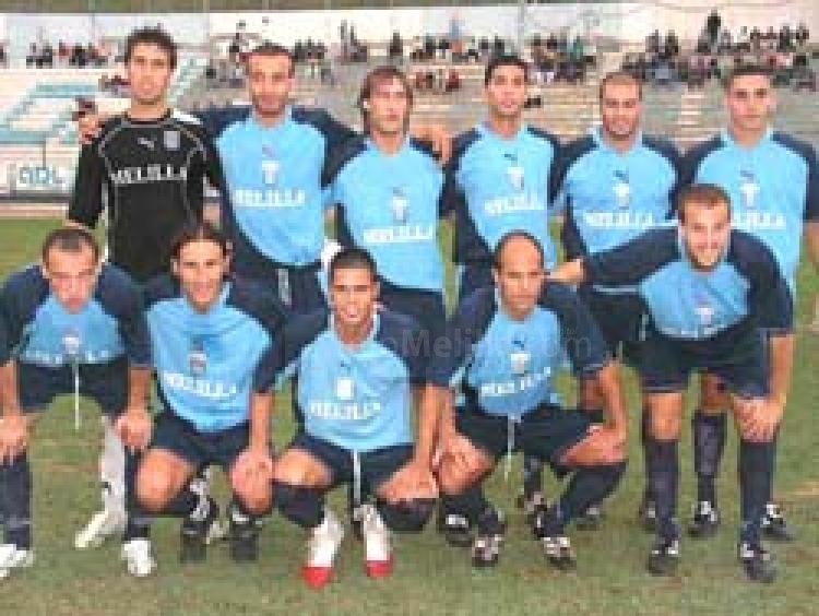 Formación unionista en el partido de ida