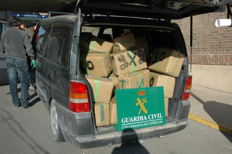 La Guardia Civil de Melilla desarticula una importante red internacional dedicada al tráfico de drogas