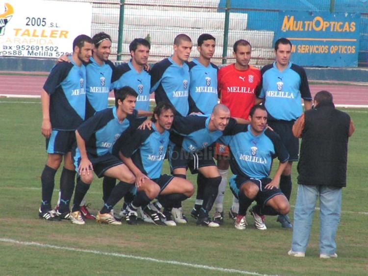 Una de las formaciones azulinas en el "Alvarez Claro"