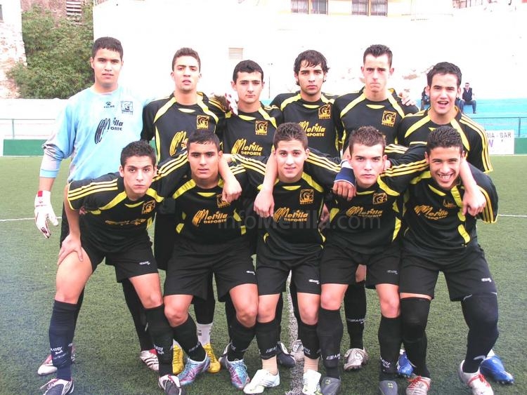 Formación del Gimnástico Melilla