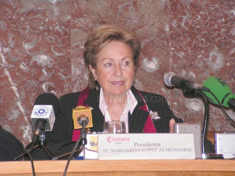 Margarita López Almendáriz, presidenta de la Cámara de Comercio