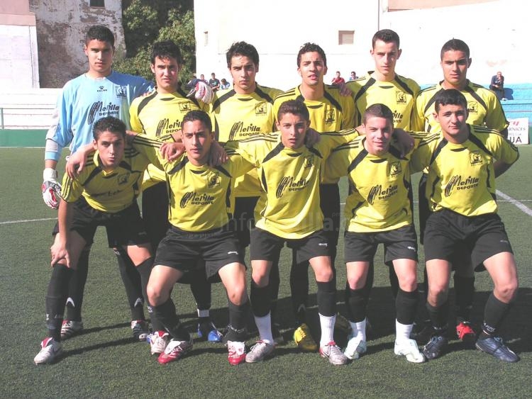 Once inicial del Gimnástico Melilla