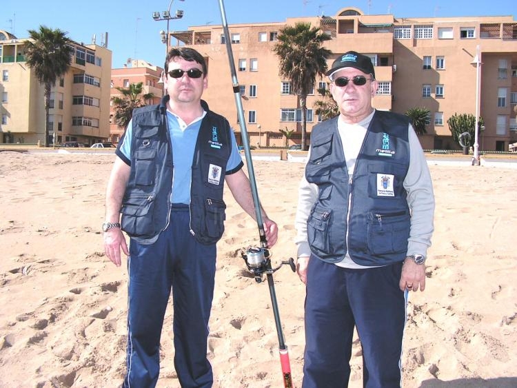 Presidentes de Pesca y Casting y APDM, Víctor Fernández y Avelino Gutierrez