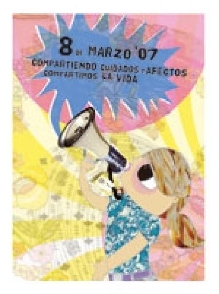 Cartel elaborado por el sindicato con motivo del Día Mundial de las Mujeres
